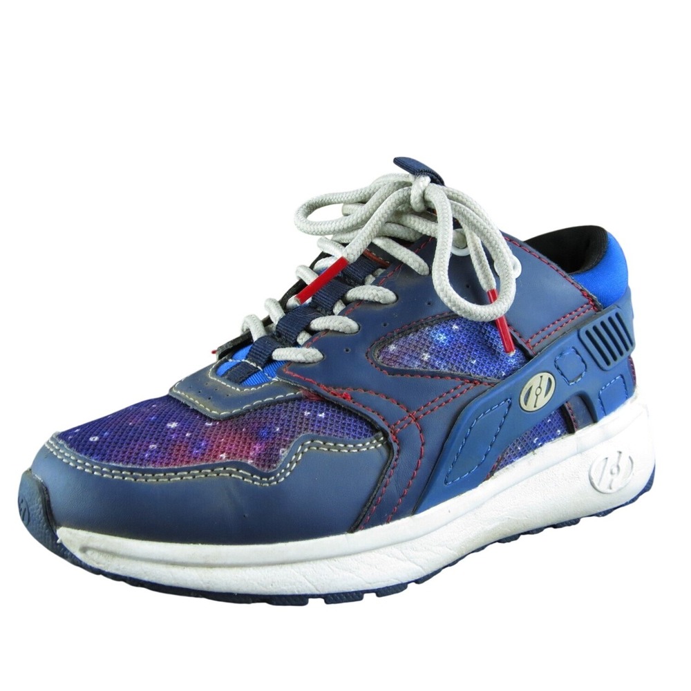 Heelys Boys Sneaker‎ Shoes Sz Y 1 Medium Athletic Blue Synthetic Lace Up